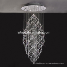 Lustre bola de cristal, luz de alta qualidade fantasia, pingente de bola de cristal de prata light92007